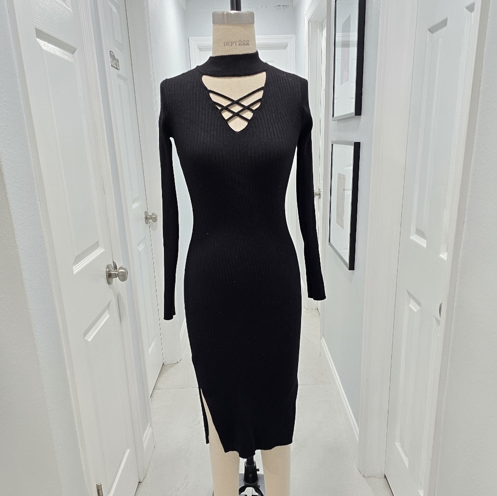 Black Sweater Dress